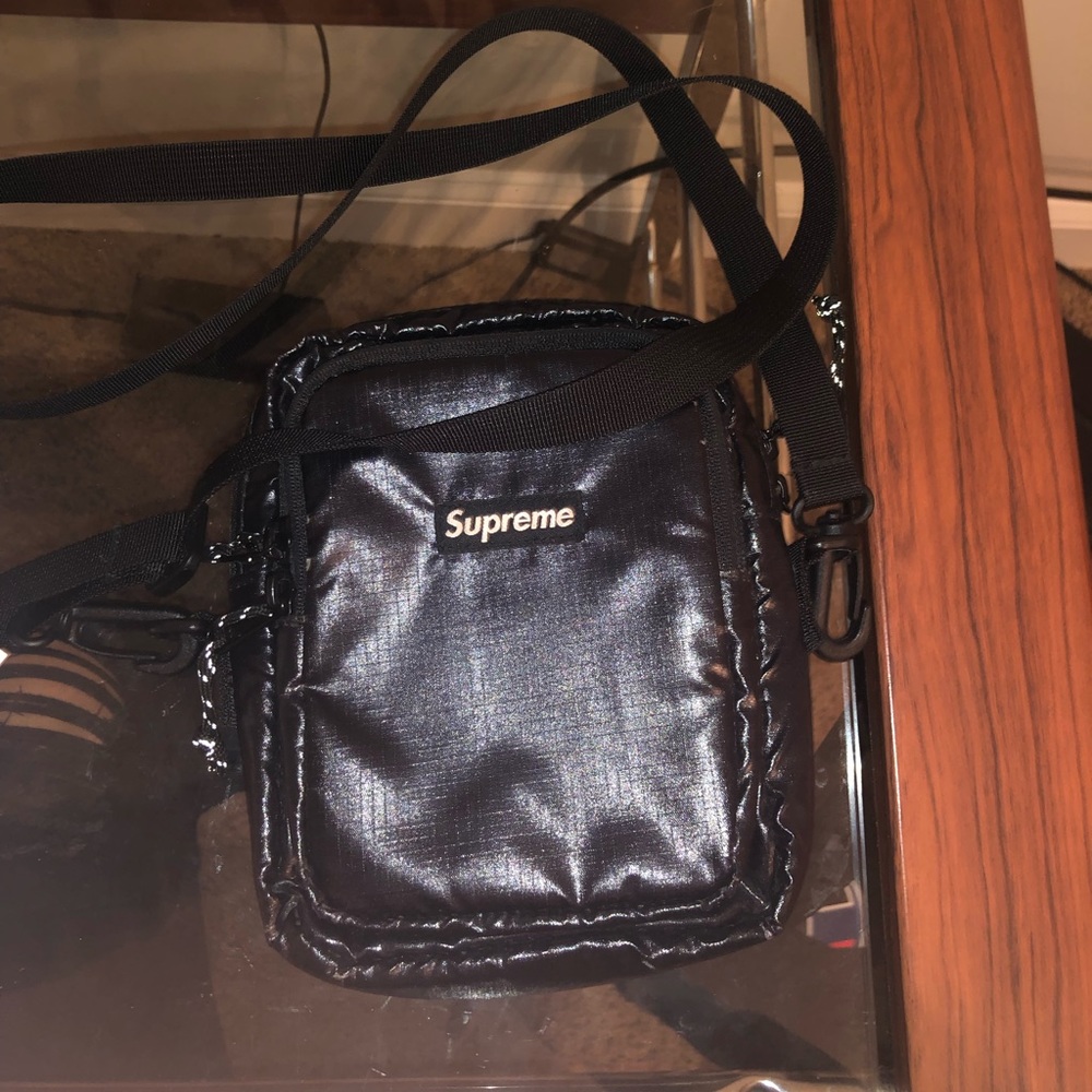 Supreme Black Waist Bag
